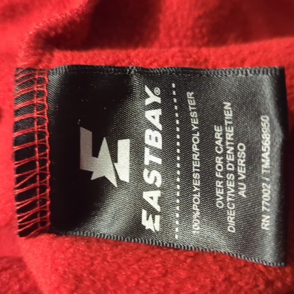 Eastbay Sportswear Temptech Fleece Hoodie Sweater Size XL NWT MSRP $50 - Picture 6 of 6